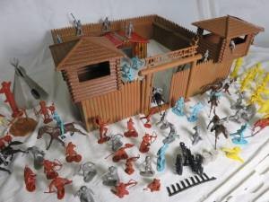 Marx original Fort Apache playset, 54mm, Vintage Figures+Western and ...