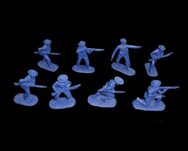  Royal Navy  (Winter Color) 16 figures  in 8 poses (blue) (5512) <FONT COLOR=#CC0000>(54mm) </FONT>