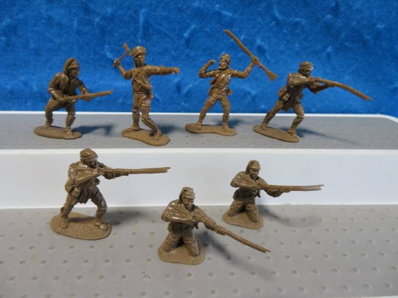 BAR156A Barzso, French Militia Group #2 (54MM) 7 in 5 Poses