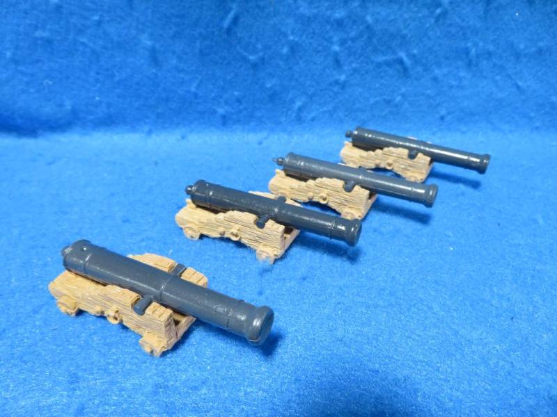 BAR766A Barzso, Naval/Fort Cannons #1 x 4 (54MM)