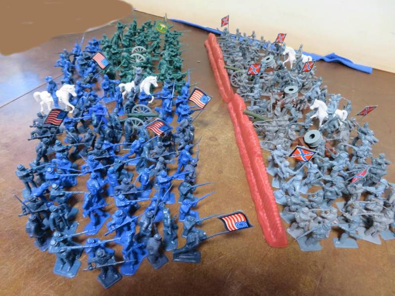 BMC163A Large Civil War Lot (54MM) 255 Pieces