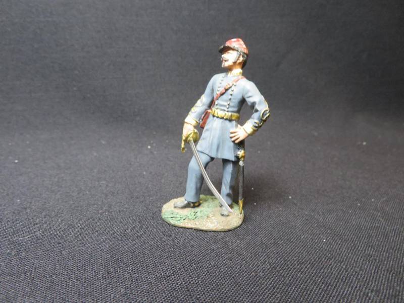 BRT913A Britains, Confederate Officer, Painted Metal