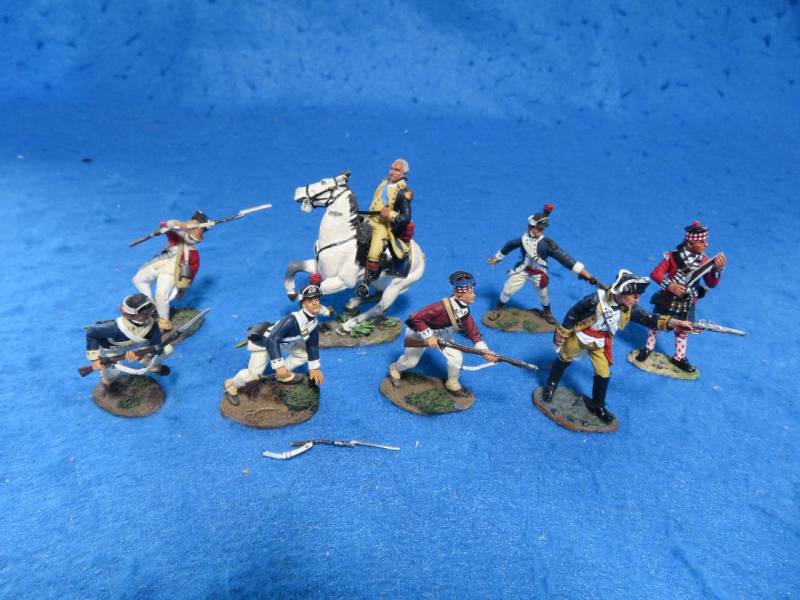 K&C805A King & Country/Britains Rev War Damaged Figures, Painted Metal