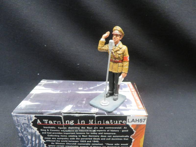 K&CLAH57 King & Country, Dr. Josef Goebbels, Painted Metal, MIB