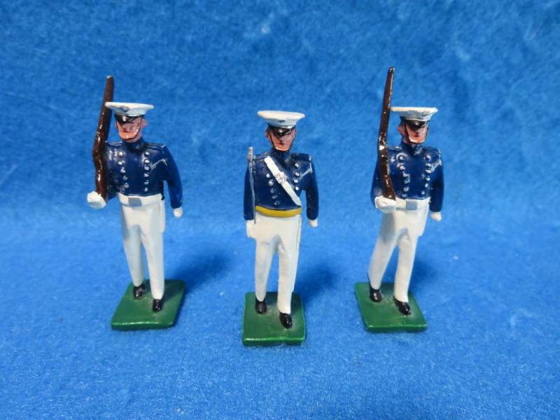 MartinRitchie-2, - Cadets Marching, Painted Metal (54MM) 3 Pcs.
