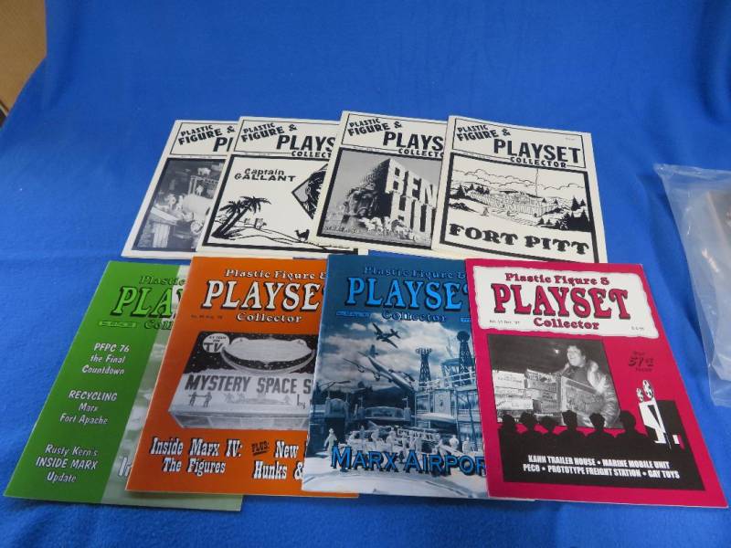 PFPC#1 Plastic Figure & Playset Collector Magazine, Group #1 - 8 Magazines