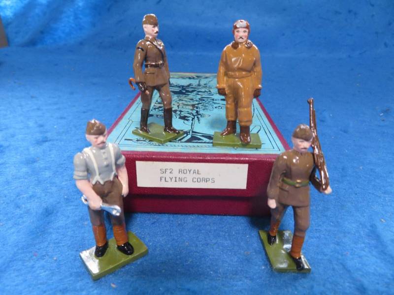 STEADFAST-SF2 Royal Flying Corps, Painted Metal (54MM) 4 Pcs.