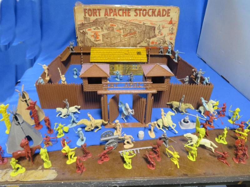 Marx Fort Apache playset #3660 from 1957, 54mm