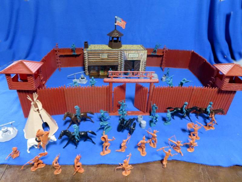 ZOMX968A Vintage Marx, Fort Apache Playset (54MM) 