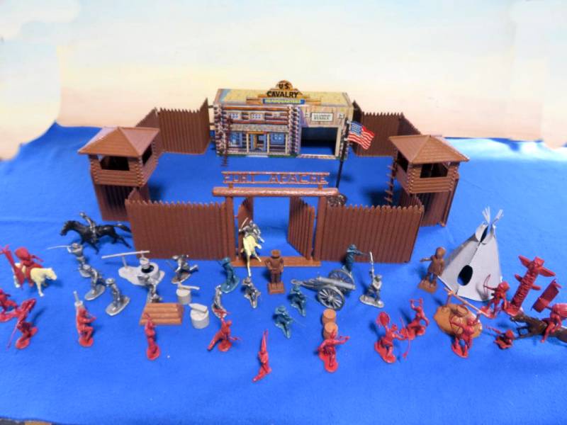 ZOMX969A Marx Vintage, Fort Apache Playset (54MM) 