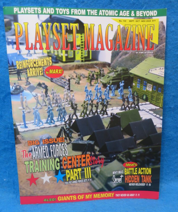 Playset Magazine #130 Marx Armed Forces playsets part III + Ideal + more